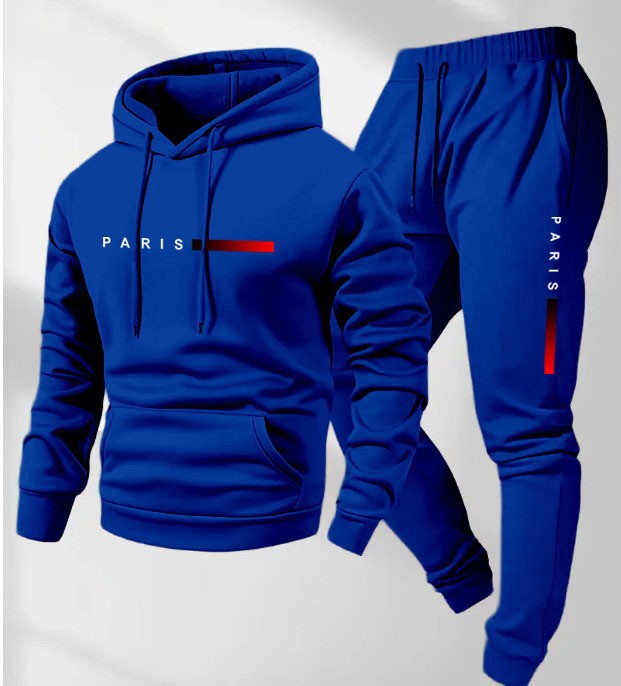 Women’s hoodie and jogging pants set with modern Paris design Chic & Stil