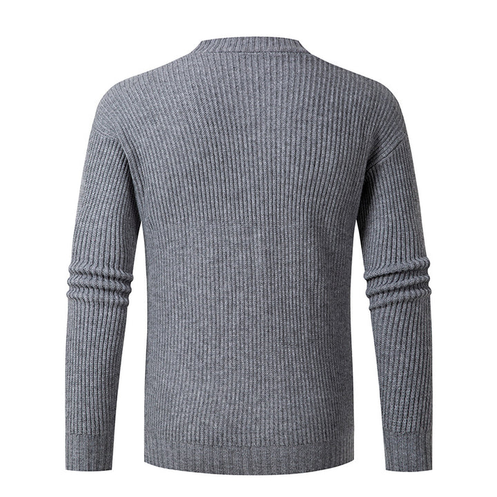 Men's knitted jacket with an elegant ribbed design Lune London