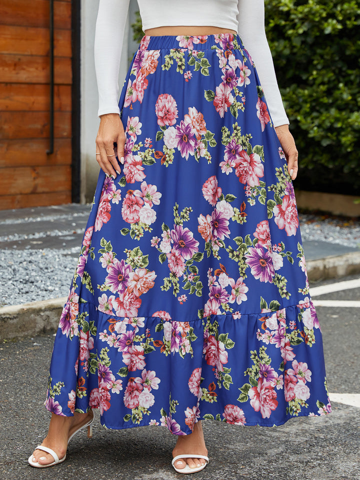 Lune London floral maxi skirts women