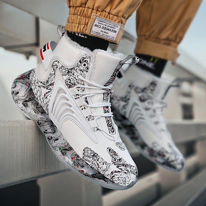 High-top sneakers for women with insulated inner lining and non-slip sole Lune London