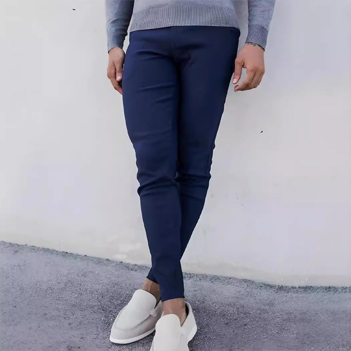 Slim-Fit trousers for men in innovative stretch material Lune London