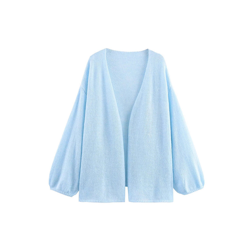 Ladies lightweight knit cardigan with a loose fit Lune London