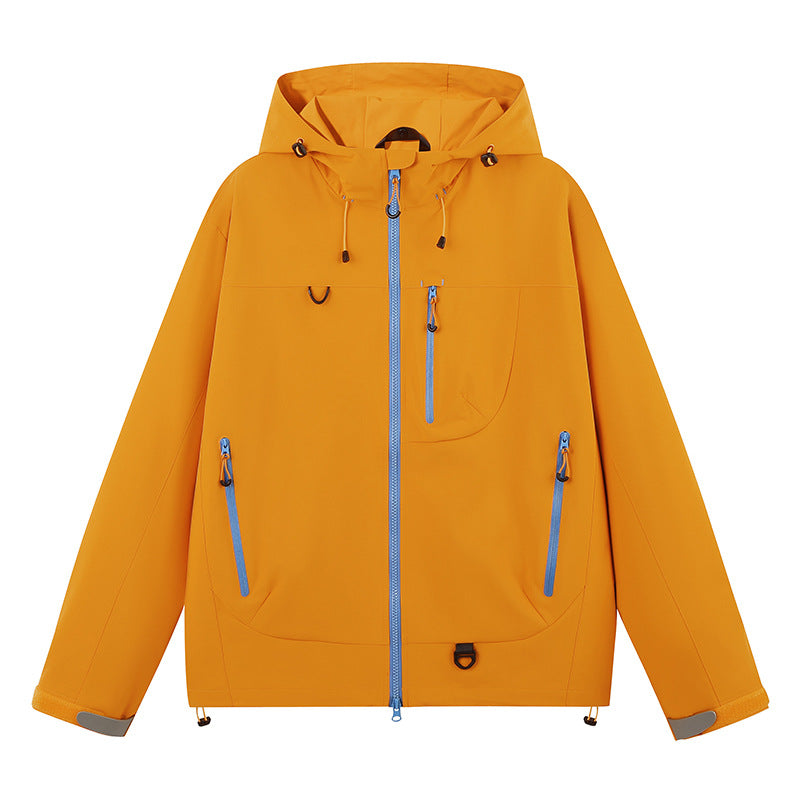 Ladies water-repellent outdoor jacket with adjustable hood Lune London