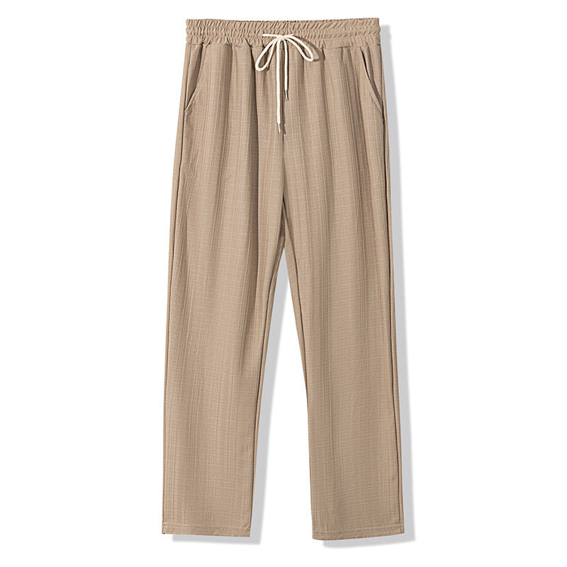Women's Casual Leisure Pants with Elastic Waistband and Practical Side Pockets Lune London