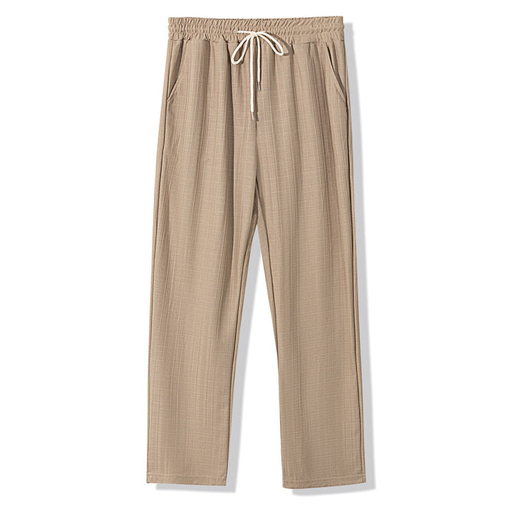 Women's Casual Leisure Pants with Elastic Waistband and Practical Side Pockets Lune London