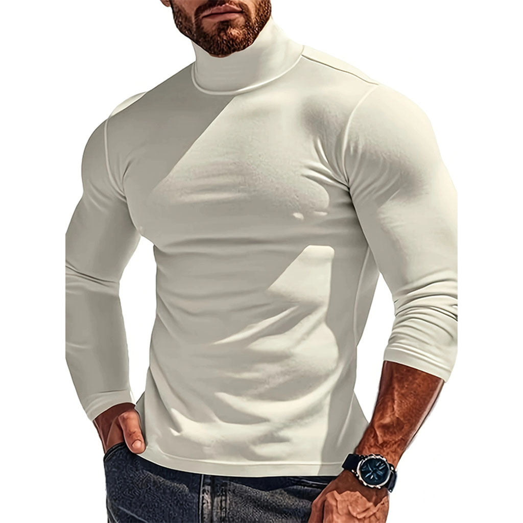 Men's Turtleneck Sweater In Modern Design Lune London
