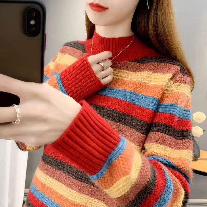 Pull confortable et élégant pour femmes avec motif texturé Chic & Stil