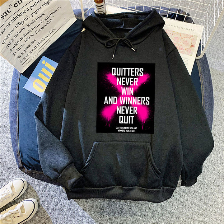 Women's hoodie with inspiring motif Chic & Stil