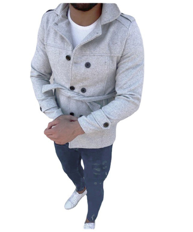 Lune London double-breasted coat for men