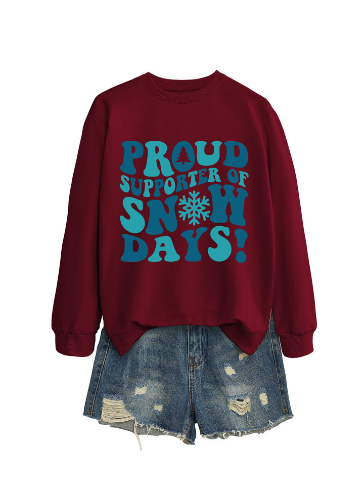 Sweatshirt femme avec imprimé créatif et coupe décontractée Chic & Stil