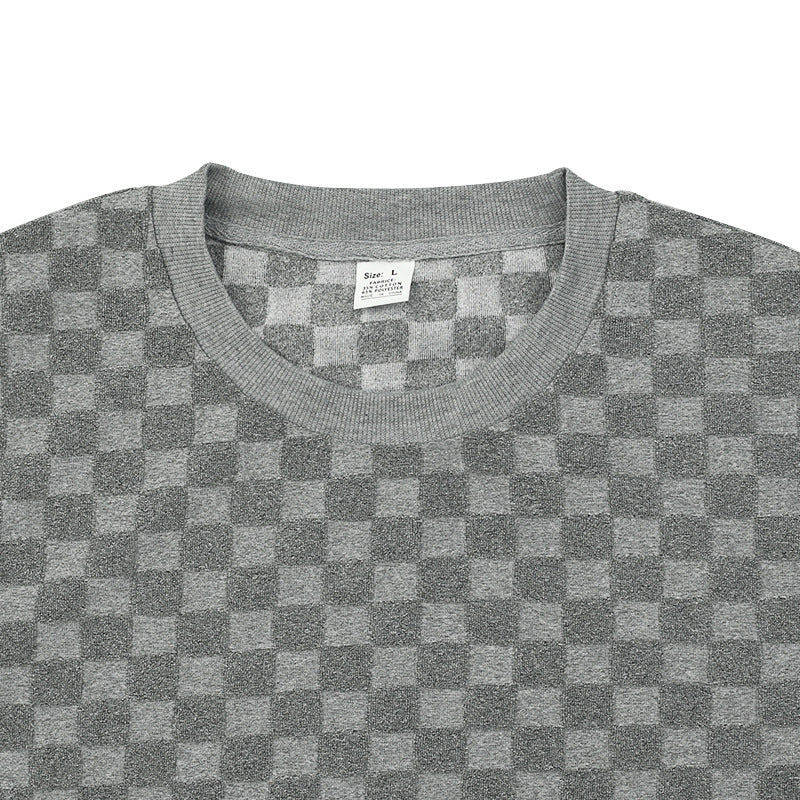 Oversized men's sweatshirt with textured pattern Lune London