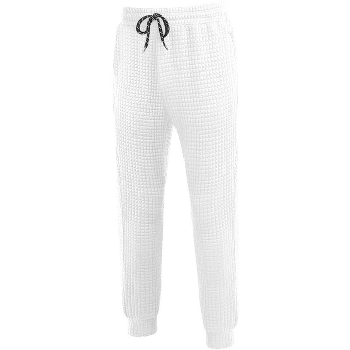 Lune London women's jogging pants with textured waffle fabric