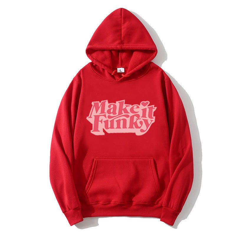 Women's hoodie with playful print Chic & Stil