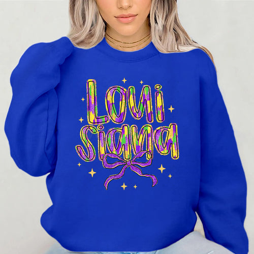 Sweatshirt pour femmes avec lettrage créatif et doublure intérieure douce Chic & Stil
