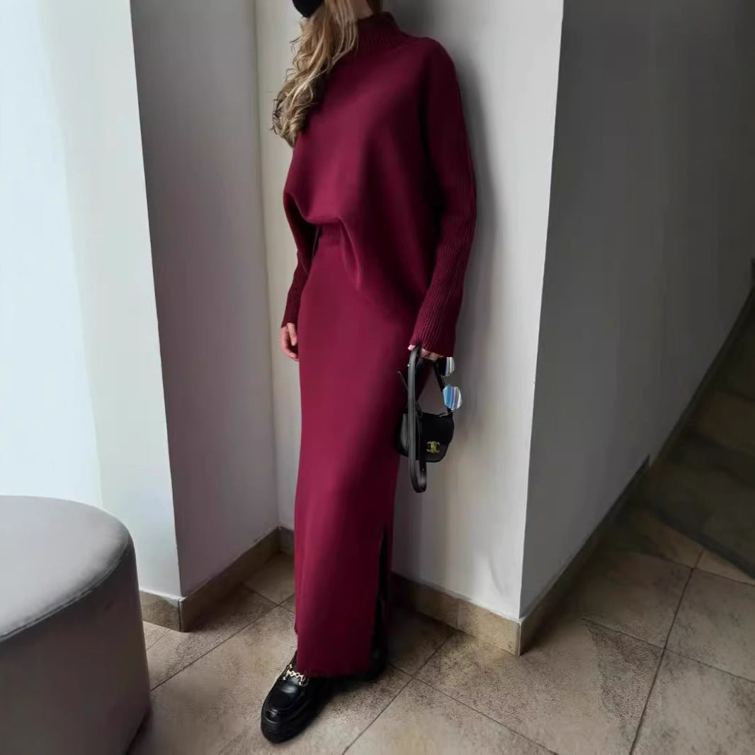 Robe en tricot pour femmes dans une coupe décontractée surdimensionnée Chic & Stil