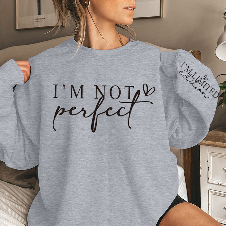 Sweat-shirt surdimensionné pour femmes avec impression et édition limitée Chic & Stil