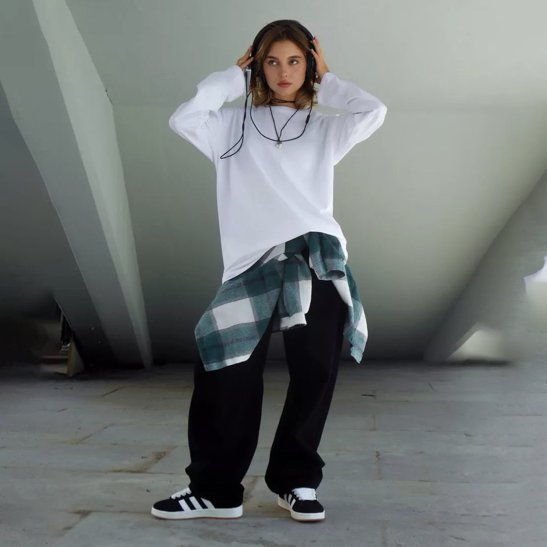 Long Sleeve T-Shirt for Women with a Striking Print Lune London
