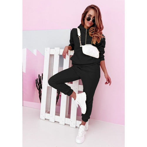 Ladies Sporty Loungewear Set with Hood Lune London