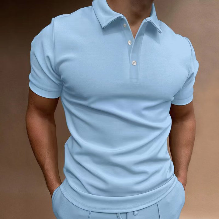 Performance-focused short sleeve polo shirt for men Chic und Stil