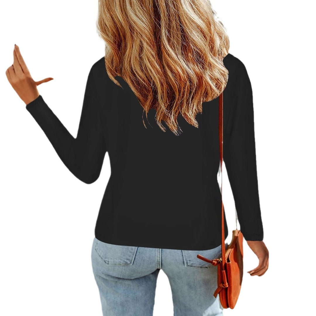 Ladies Stylish Top with V-neck and practical pockets Lune London