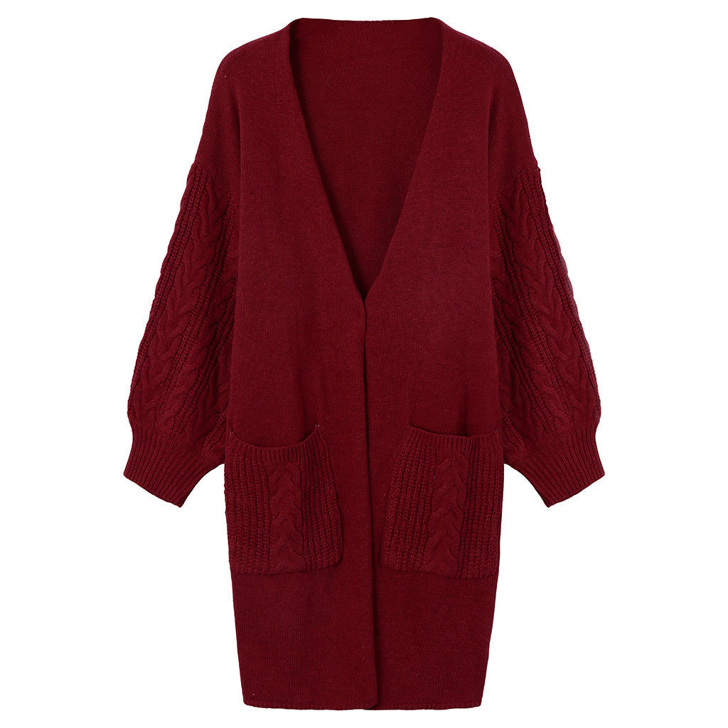 Ladies comfortable cardigan with pockets Lune London