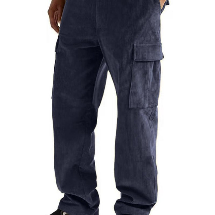 Men's cargo pants with elastic waistband and practical side pockets Lune London
