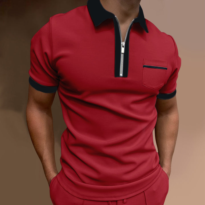 Men's Zip Front Polo Chic Lune London