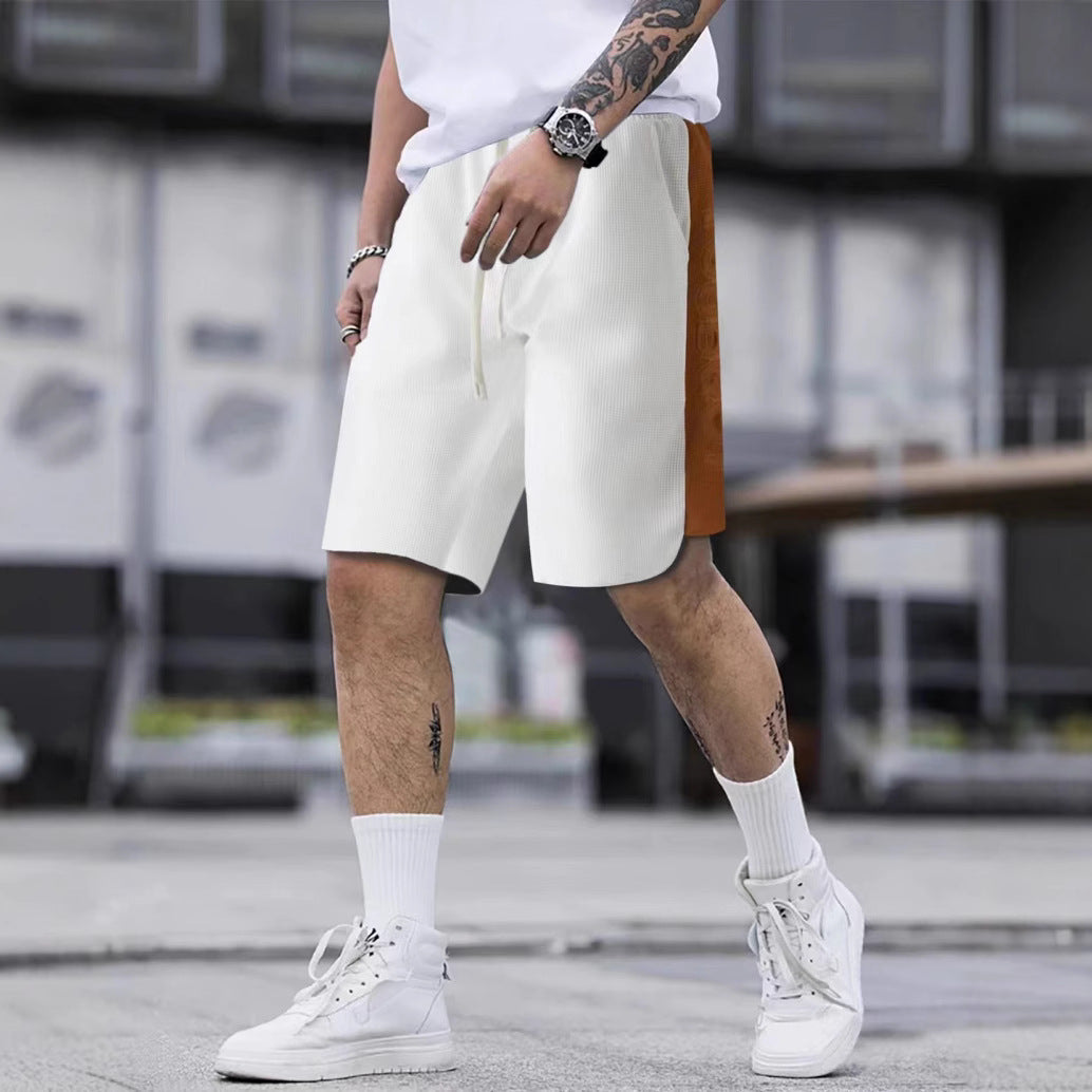 Men's sports shorts with a richly detailed structure and an innovative side pocket Lune London