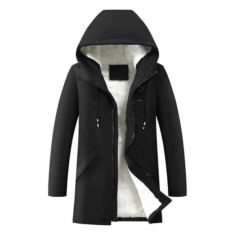 Trendy winter jacket for men with insulated lining and practical zip pockets Lune London