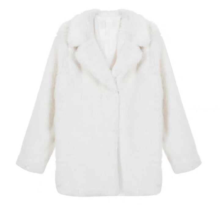 Ladies trendy Faux fur jacket Lune London
