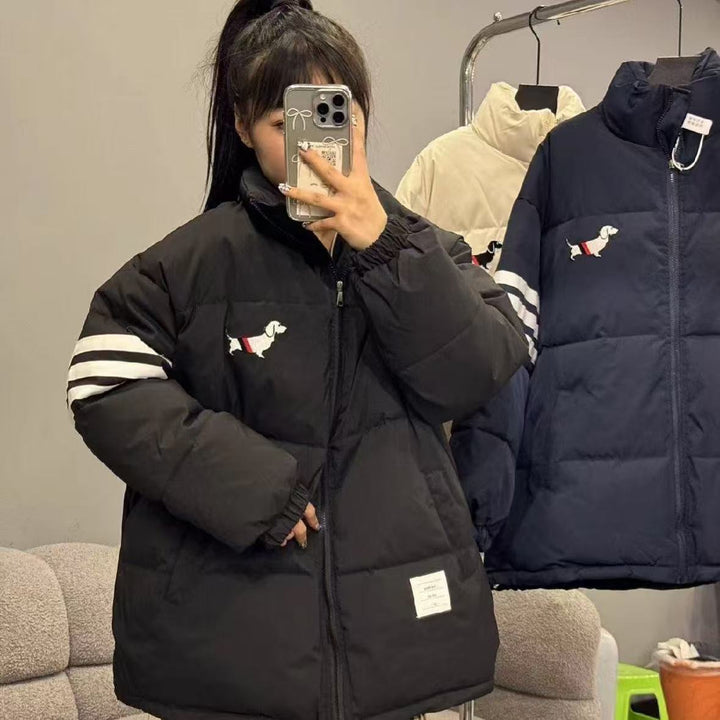 Veste d'hiver surdimensionnée pour femmes avec design matelassé Chic & Stil