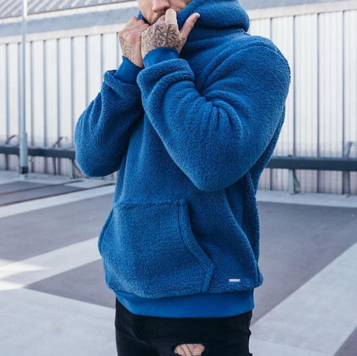 Men's cozy hoodie with kangaroo pocket Lune London