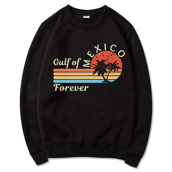 Sweat-shirt femme avec design graphique tropical et imprimé moderne Chic & Stil