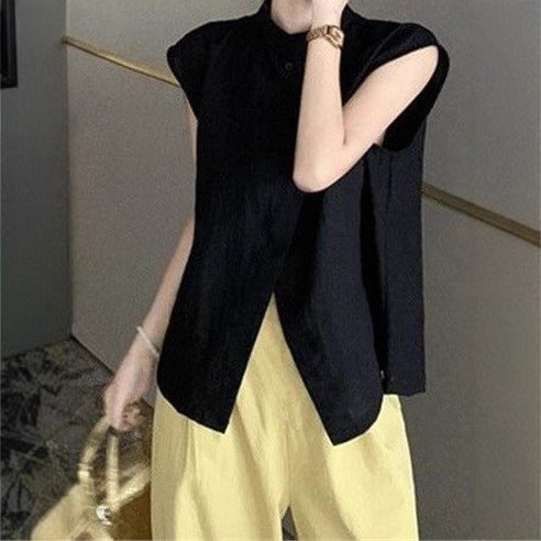 Women Elegant Cut Wide Leg Trousers Lune London