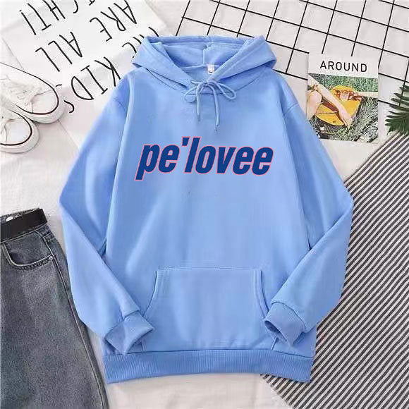 Women's hoodie with modern lettering Chic & Stil 1772612762
