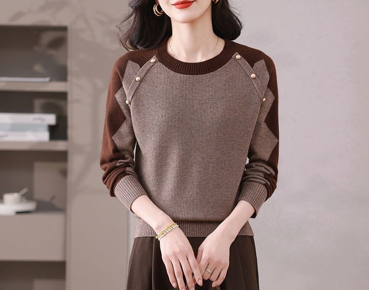 Sweat décontracté pour femmes avec des appliqués frappants Chic & Stil
