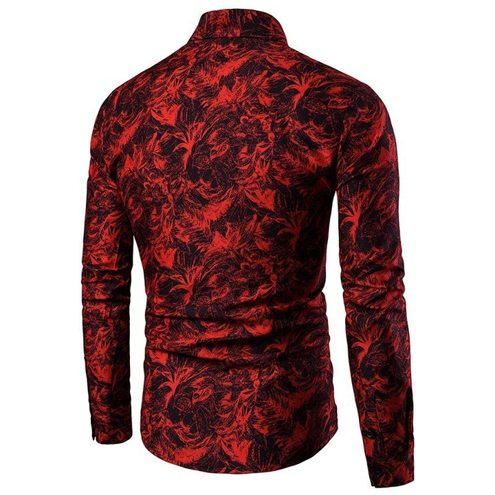 Shirt for men with creative floral pattern Lune London