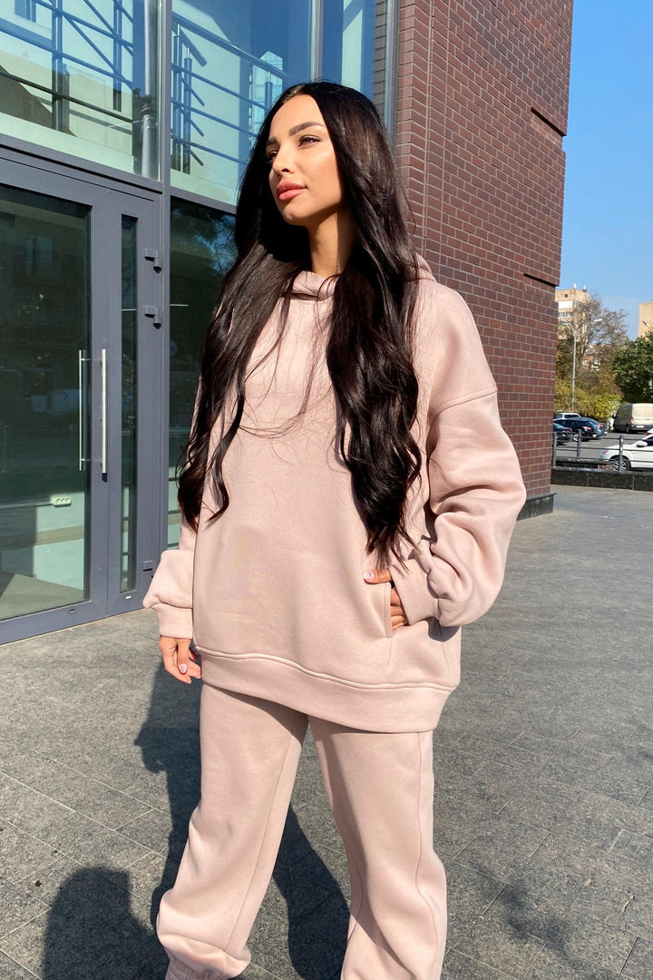 Lune London Comfortable Hooded Sweatpants Set for Women