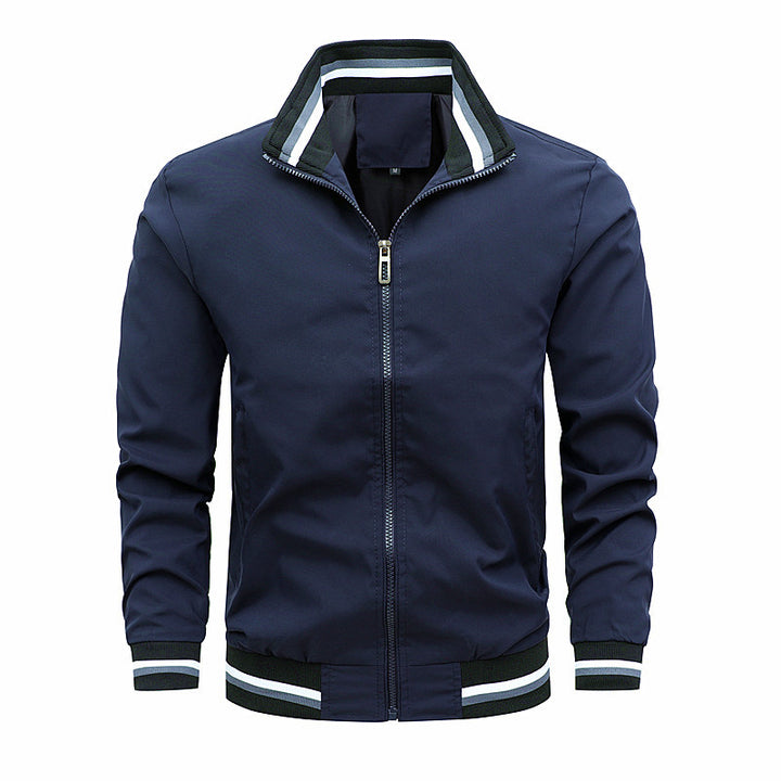 Men's sporty leisure jacket with modern stand-up collar Lune London