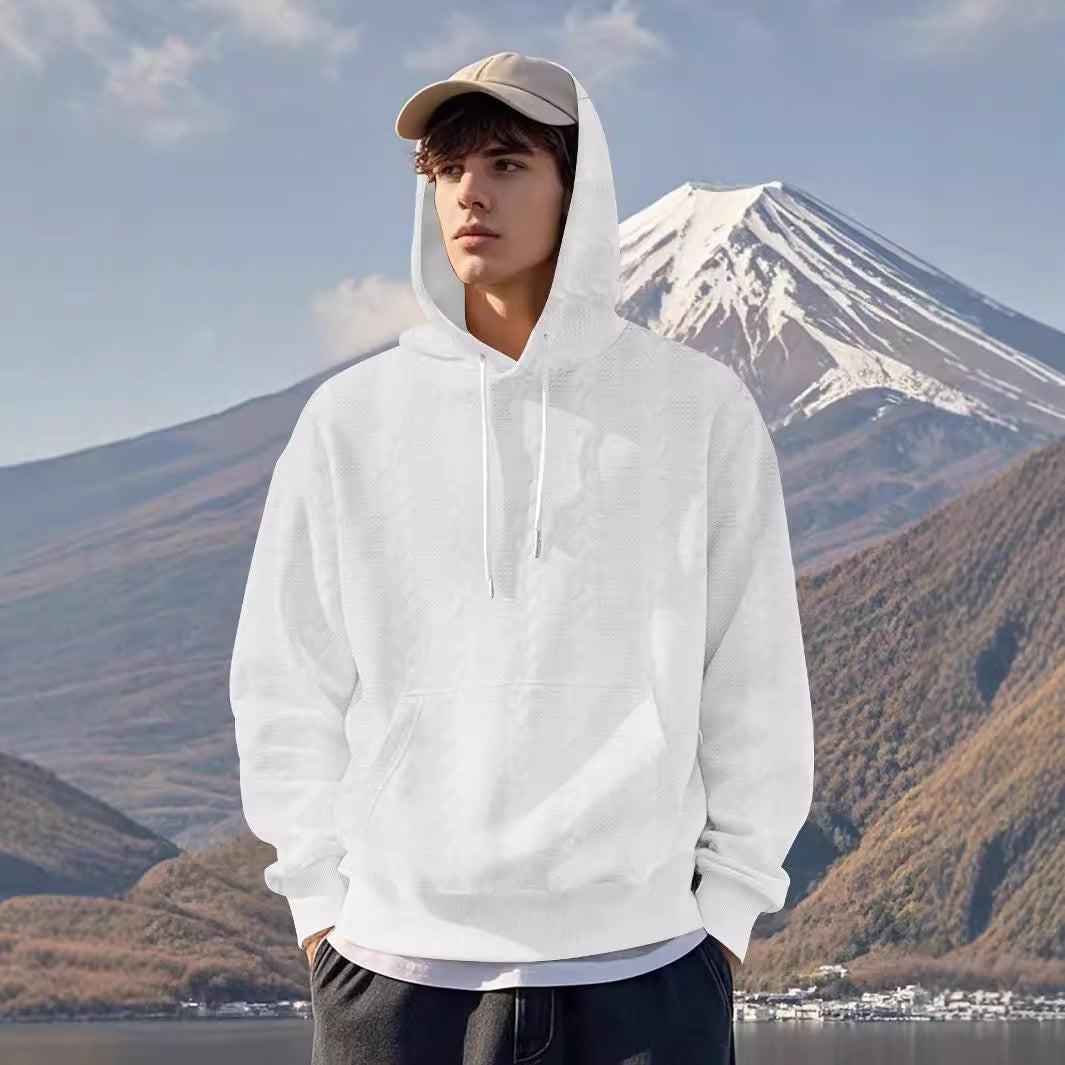 Men's Hoodie with structured design and kangaroo pocket Lune London