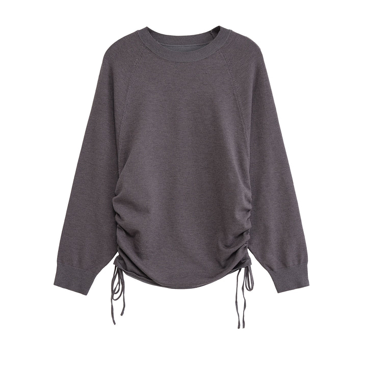 Women Sporty Sweater with Side Laces Lune London