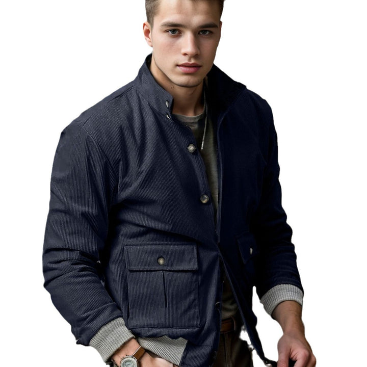 Modern corduroy jacket for men with practical pockets Lune London