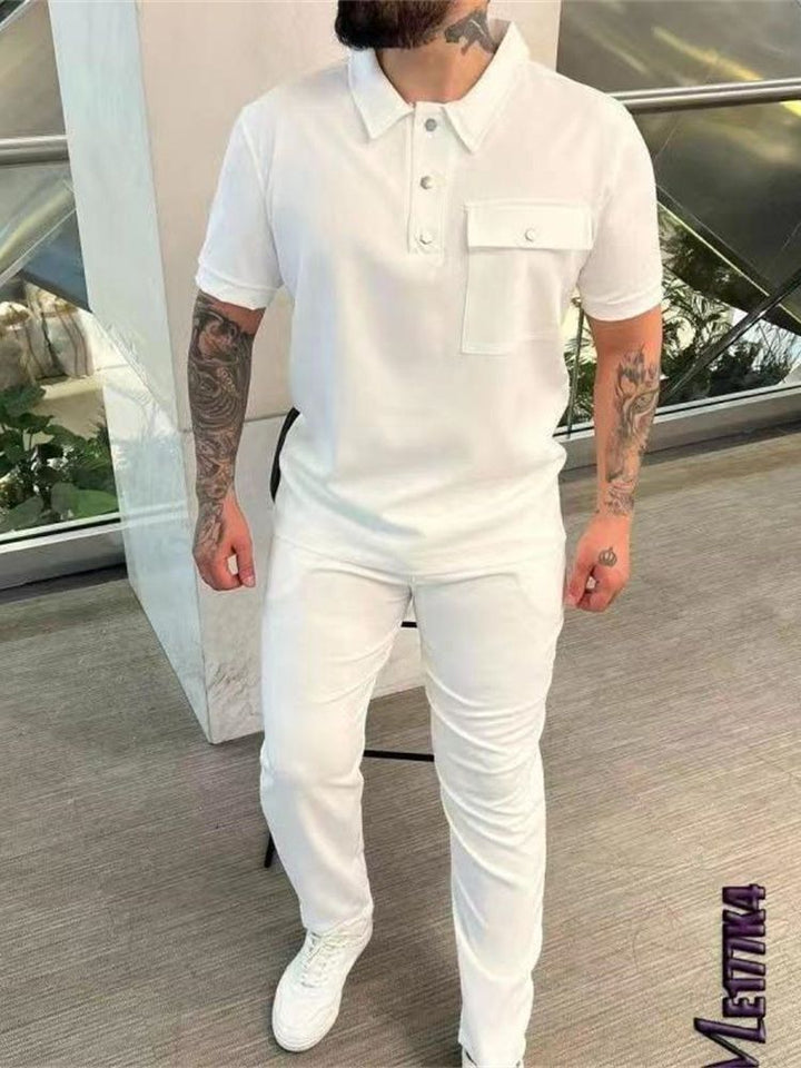 Stylish polo and pants set for men Lune London