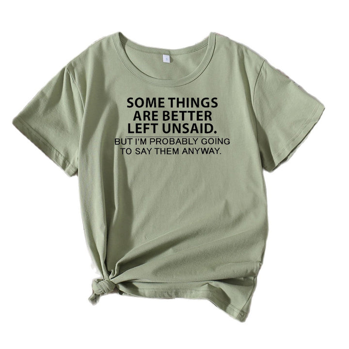 Ladies Casual Explicit Quote T-shirt Lune London