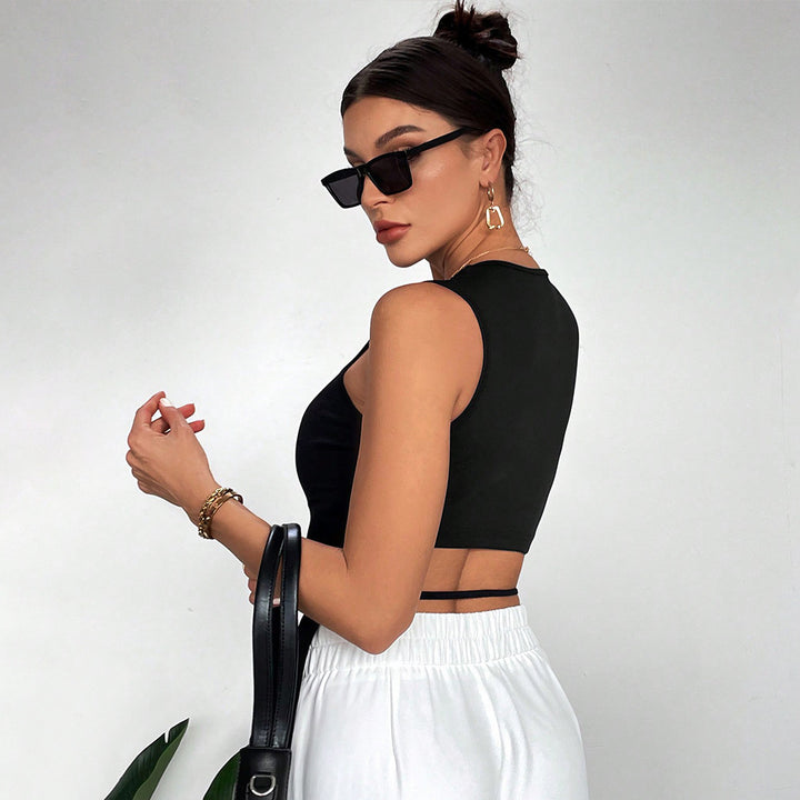 Débardeur sportif pour femmes avec découpes sur les côtés Chic & Stil