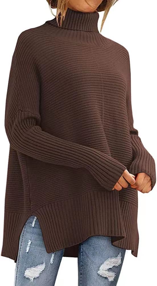 Ladies Comfortable Turtleneck Sweater Lune London