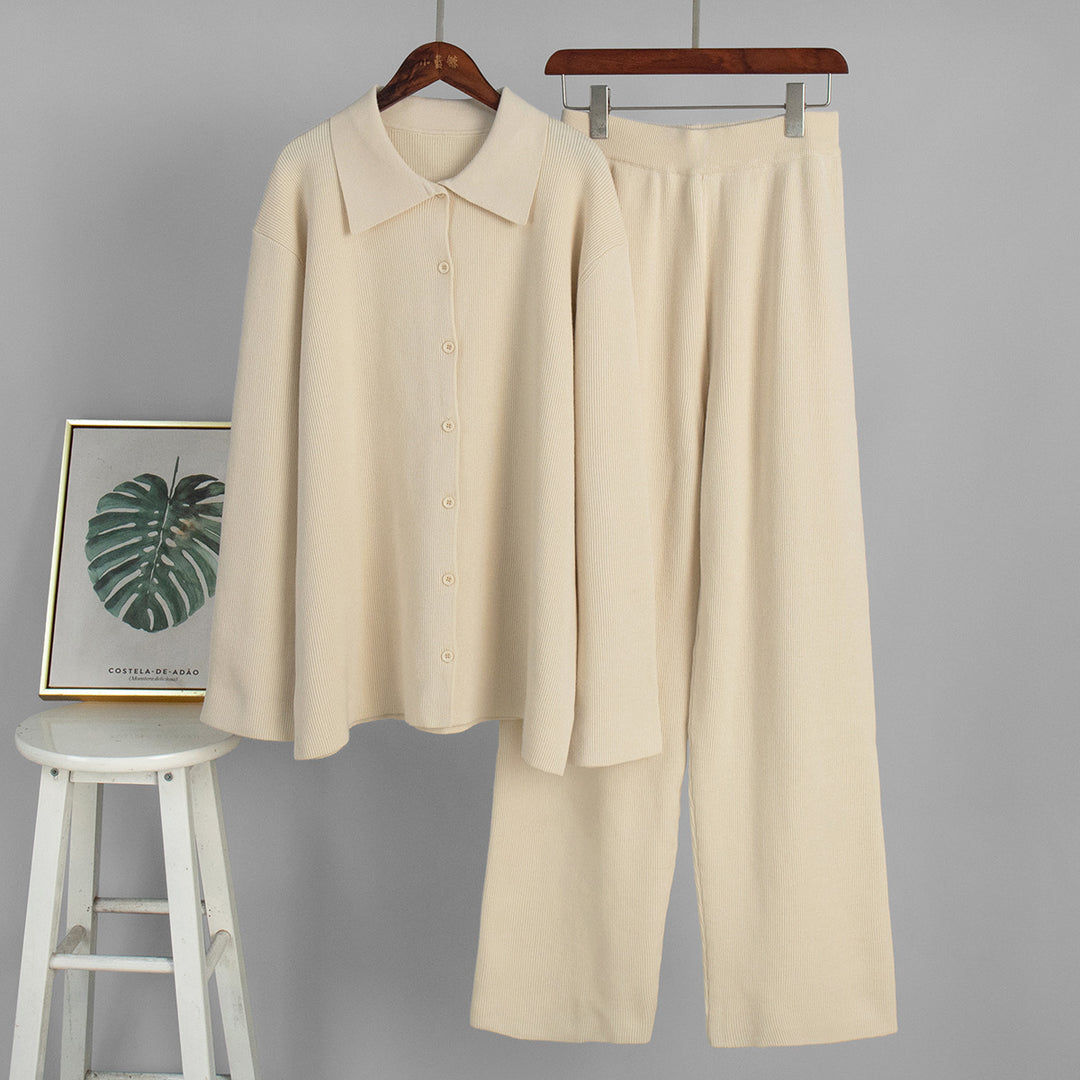 Débardeur en tricot pour femmes avec motif côtelé élégant Chic & Stil