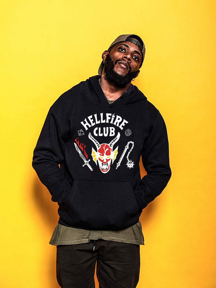 Men's hooded sweatshirt with a striking pattern and a unique print Lune London