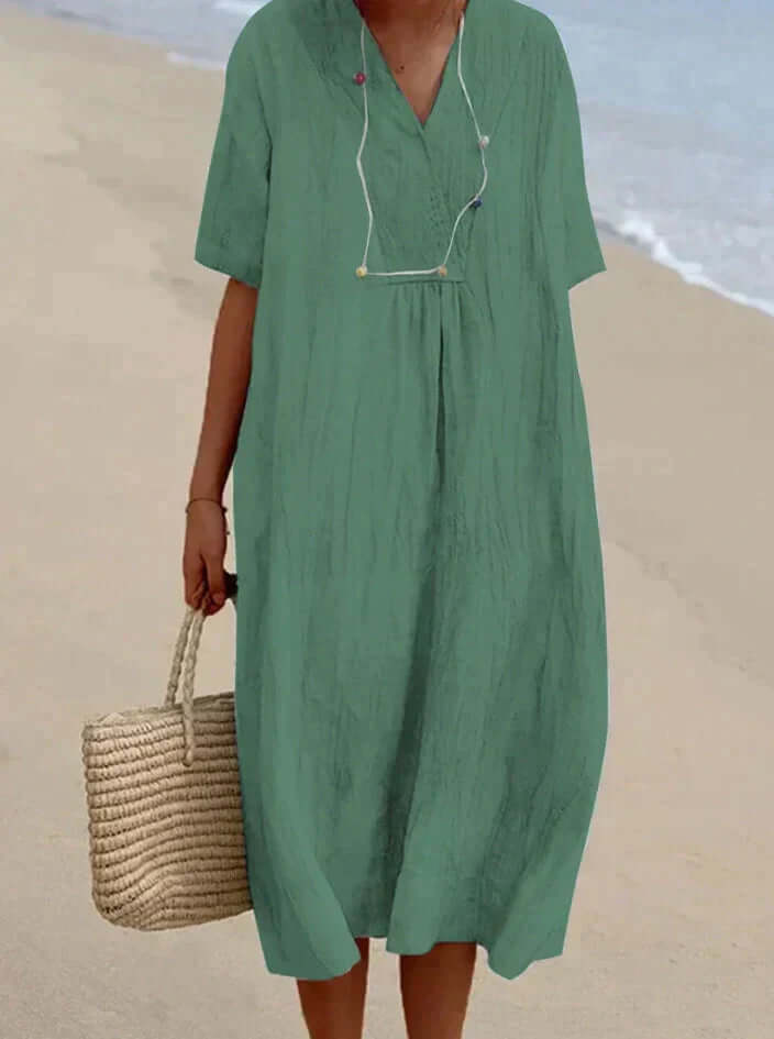 Lune London | Summer dress made of cotton and linen