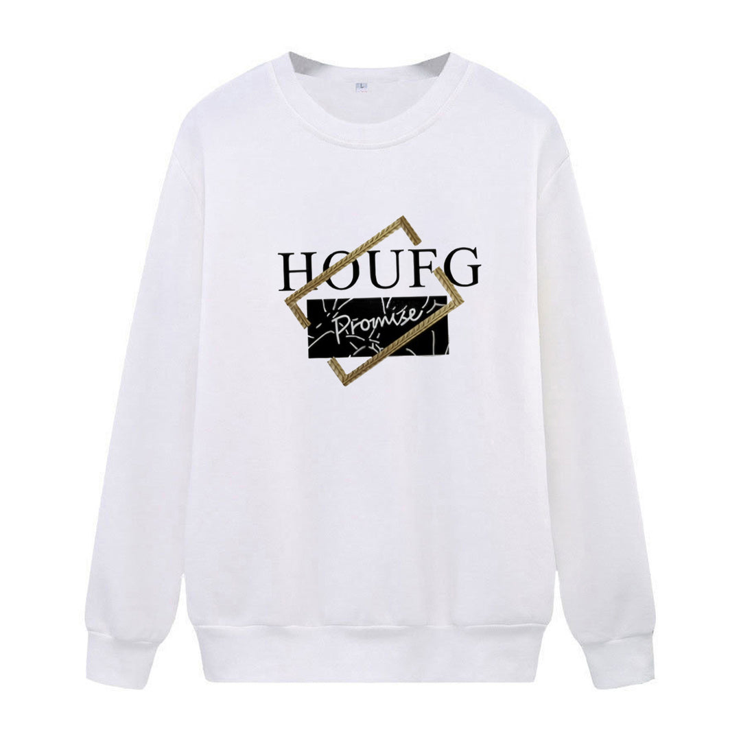 Women's casual sweatshirt with modern graphic print Chic & Stil